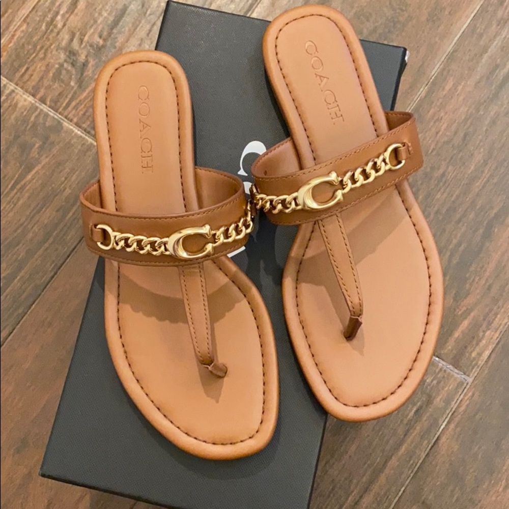 Brand new Coach sandals